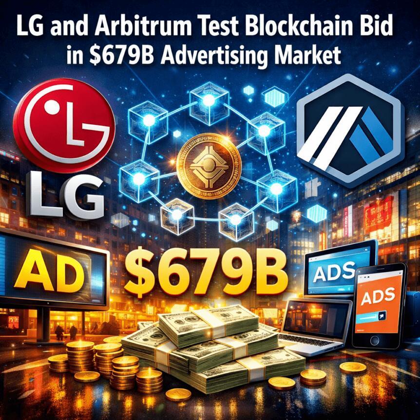 LG And Arbitrum Test Blockchain Bid In $679B Advertising Market