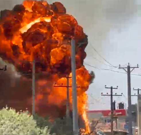 Major Fire Erupts Near Medical Facilities In Afghanistan's Mazar-I-Sharif