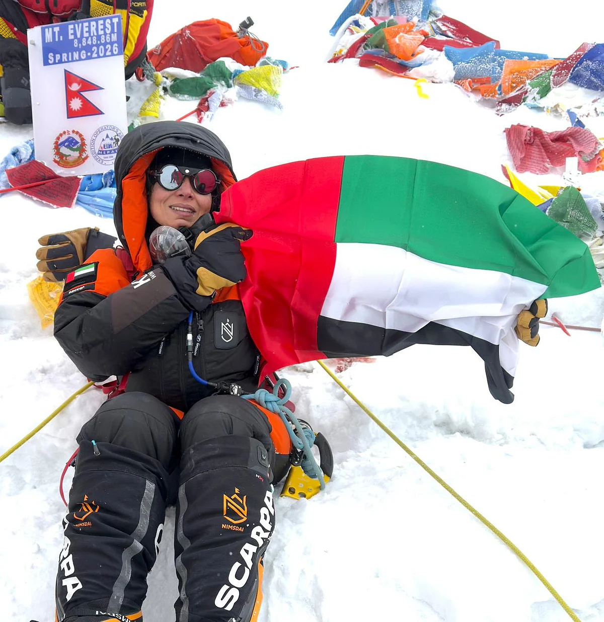 Years After Head Injury, Dubai Banker Summits Everest, Raises UAE Flag