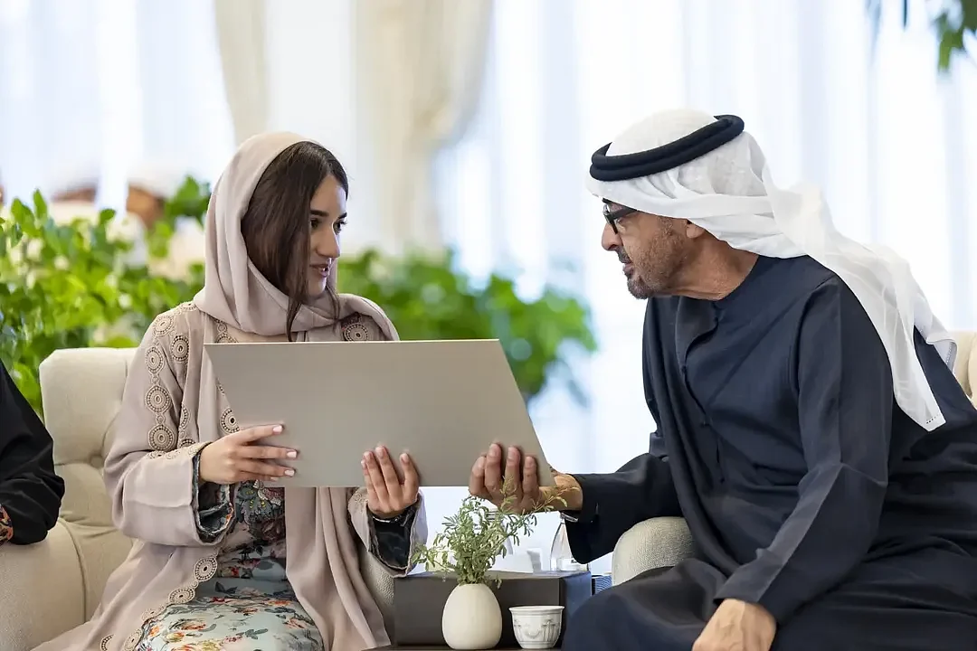 Watch: UAE President Meets Emirati Teen, Youngest Arab To Climb Antarctica's Highest Peak