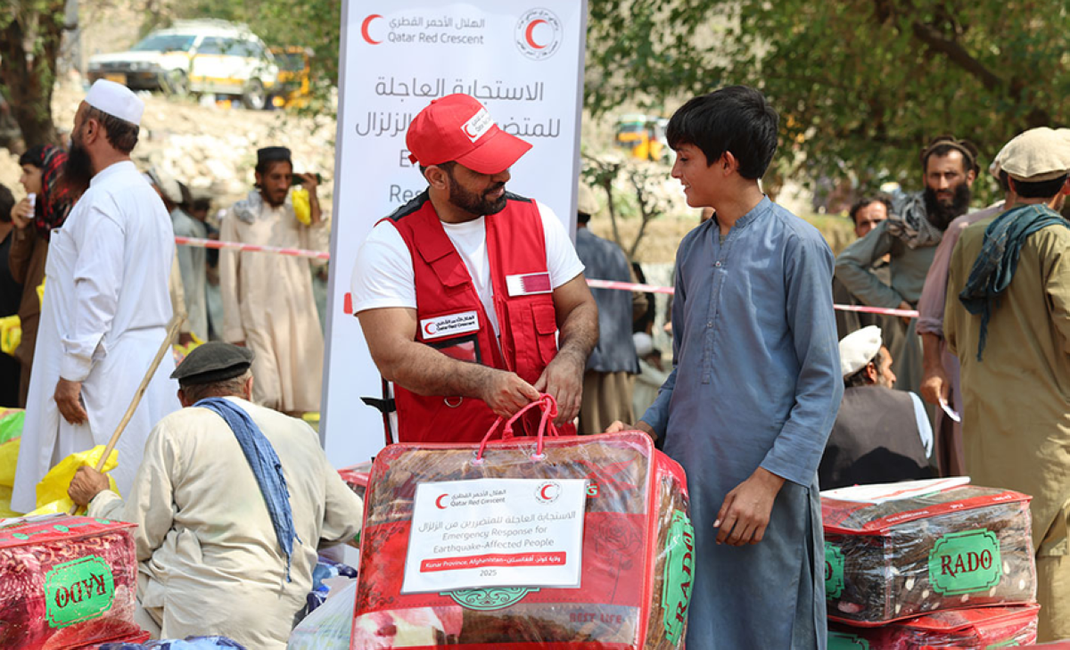 Over 4 Million People Across 20 Countries Benefited From QRCS Relief, Development Projects In 6 Months
