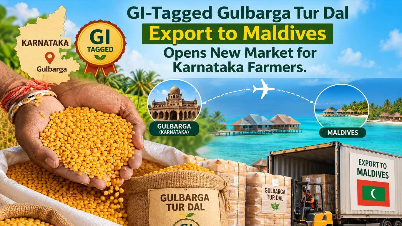 GI-Tagged Gulbarga Tur Dal Export To Maldives Opens New Market For Karnataka Farmers
