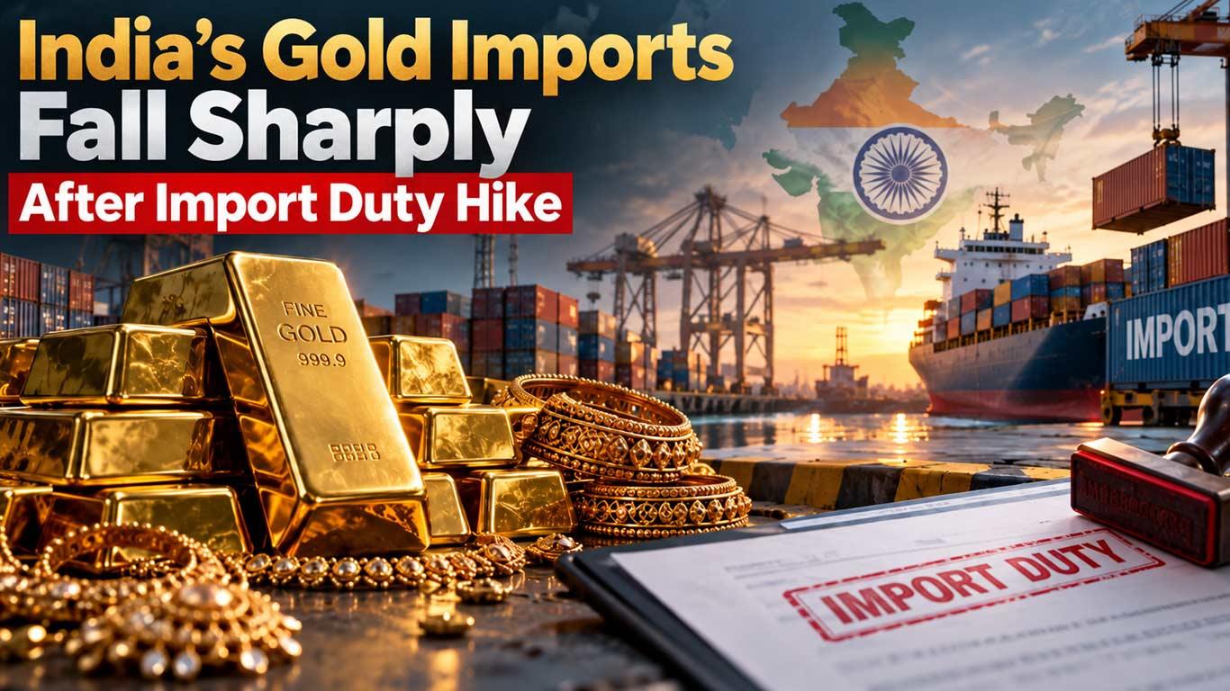 India's Gold Imports Fall Sharply After Duty Hike: Kotak