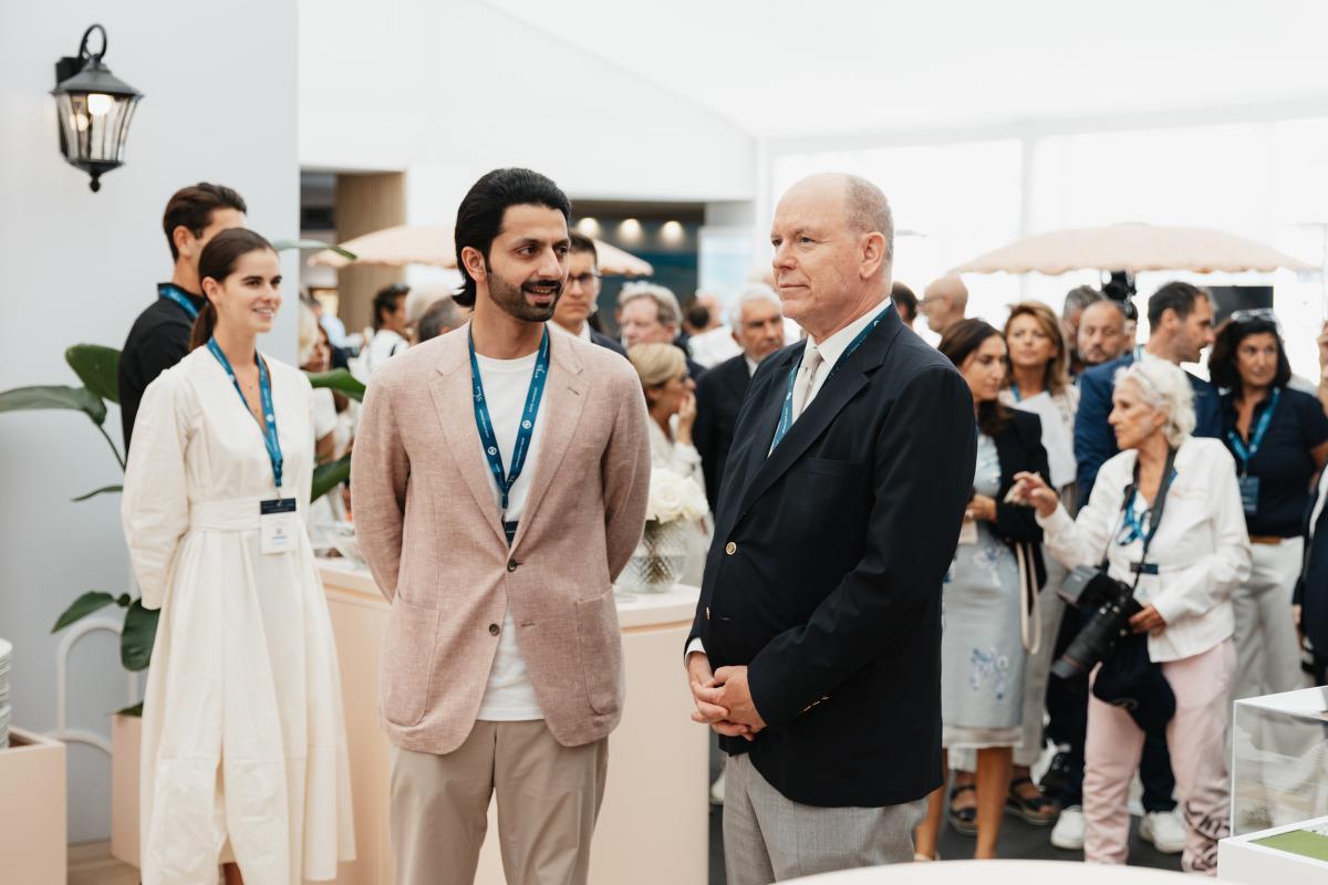 Prince Of Monaco Visits Old Doha Port Pavilion At Monaco Yacht Show