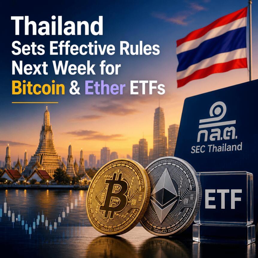 Thailand Sets Effective Rules Next Week For Bitcoin & Ether Etfs