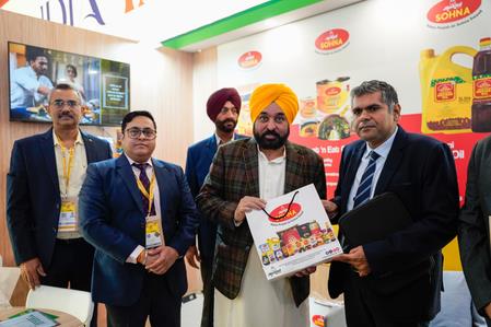 Punjab CM Launches Products In Paris Exhibition