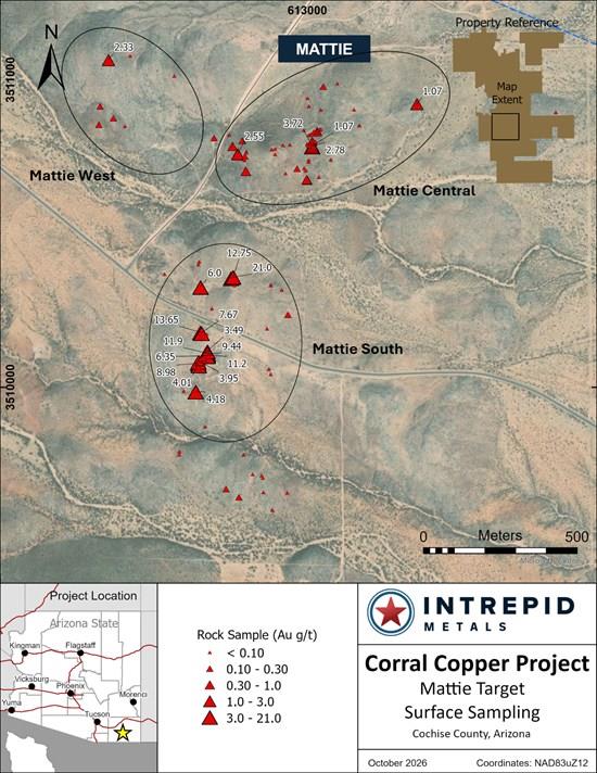 Intrepid Metals Reports Positive Gold Results From Mattie Gold Target ...